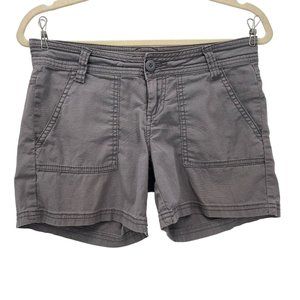 Prana Breathe Organic Cotton Gray Shorts Womens 2